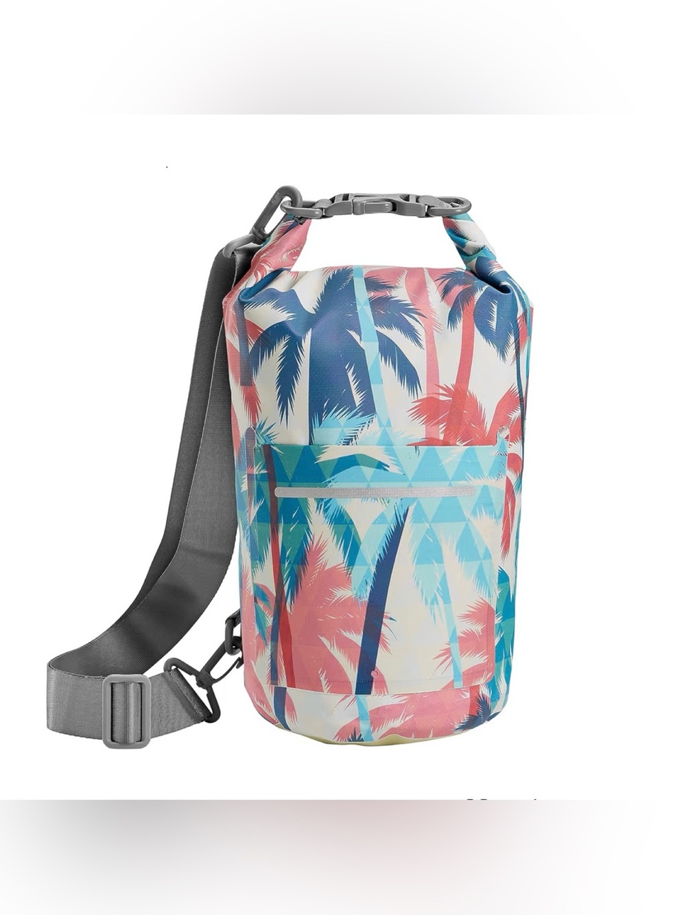 Skog A Kust DrySak 5L Water Resistant Roll Top Dry Bag Palm Tree Beach Hiking